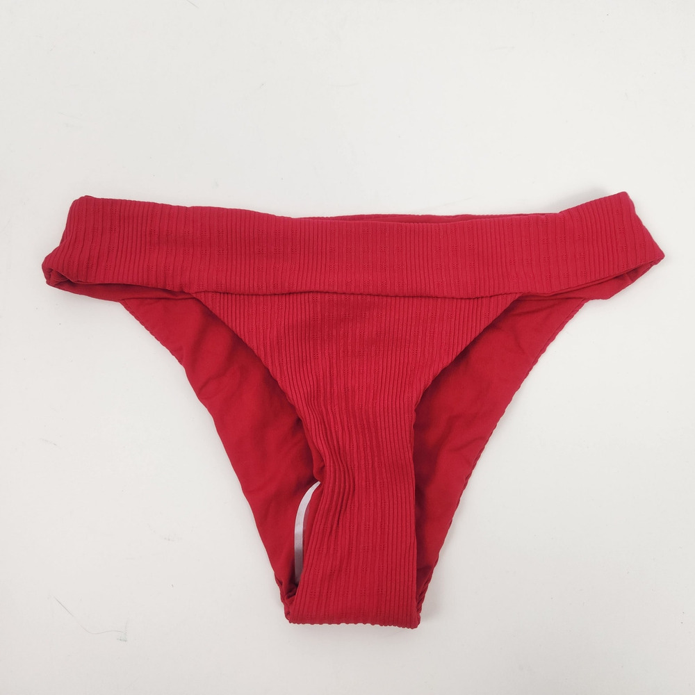 L*Space Veronica Bikini Bottom in Lipstick Red Size XS NWOT Low Rise